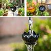 Lotus Garden Gutter Rain Chain - Courtyard Drainage & Water Guide