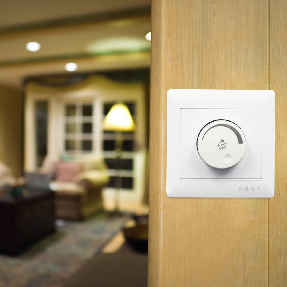 Durable Adjustable 86*86mm Brightness Controller Dimmer Switch Lamp Light Switch