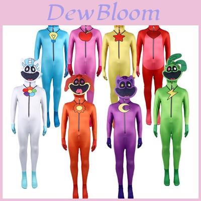 Poppy Playtime Performance Suit Tight Fit Jumpsuit Character Set For Vibrant Role Playing Events
