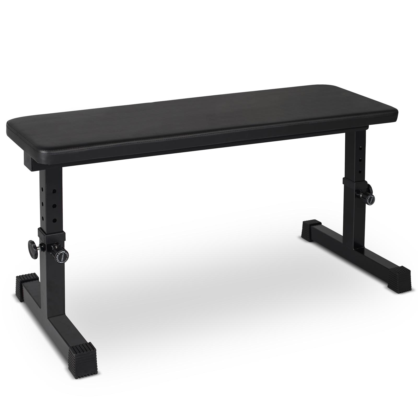 Sima súlyzópad Otthoni súlyzópad Otthoni fitnesz Erősítő pad Kényelmes kialakítás 109 x 42.7 x 52.6 cm fekete