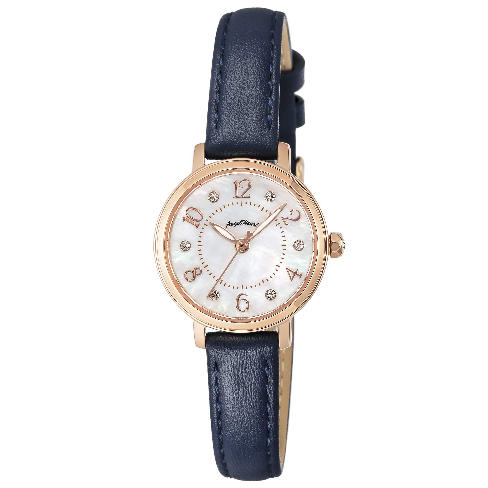 

[Angel Heart] Часы Twinkle Heart с белым циферблатом из нержавеющей стали Solar 24MM с обычной гарантией THN24P-NV женские темно-синие