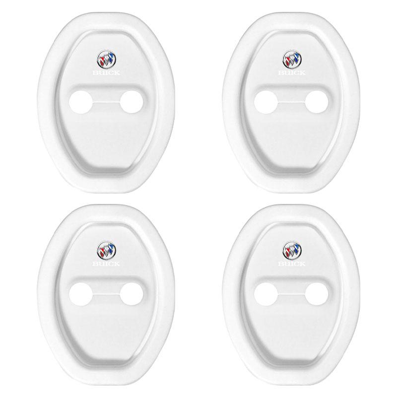 

4Pcs Car Door Stopper Cover Door Lock Protective Covers For Buick Regal Lacrosse Avenir Envision Angkola Electra Anthem Cascada Avista Riviera White