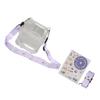 Instant Camera Case Kit Shoulder Strap Sticker Camera Case Durable Camera Protective Clear Case for Instax Mini 12