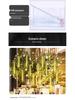 Colorful Meteor Shower LED Solar String Lights: Flashing, Flowing, Waterproof Outdoor Decoration