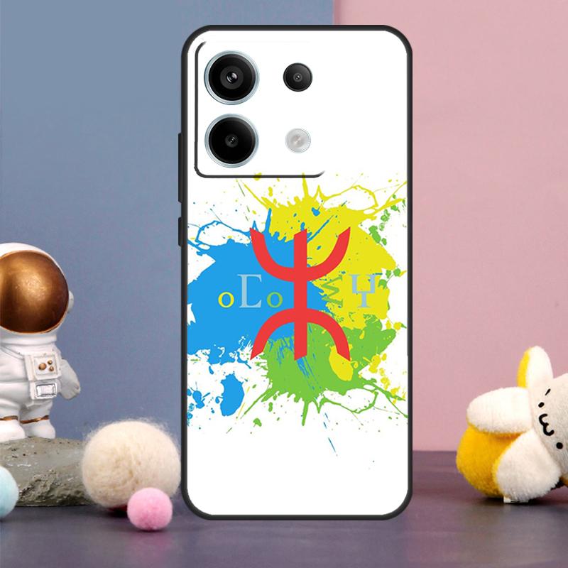 Amazigh Berber Flag Case For Xiaomi Redmi Note 9 10 11 12 13 Pro Plus 12S 11S 10S 9S Remdi 12 13 C 9C 10C Cover