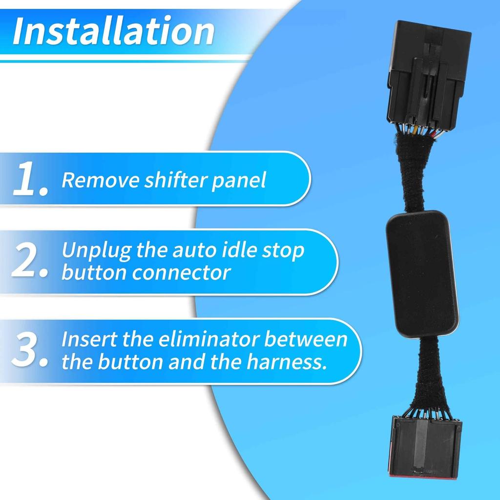 ACROPIX Auto Start Stop Eliminator für Ford Fusion 2017-2020 Auto Start Stop Deaktivator Leerlauf Start Stop Eliminator