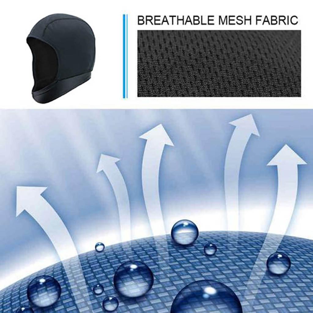 Cooling Sweat-Absorbing Helmet Liner Quick-Drying And Moisture-Wicking Motorcycle Helmet Liner Sports Helmet Cap Sweat-Absorbing