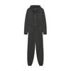 Sports Casual Women's Zipper Decorative Hooded Jumpsuit Jumpsuit