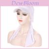 Polyester Bucket Hat With Large Brim And Bow Tie For Fashionable Casual Wear