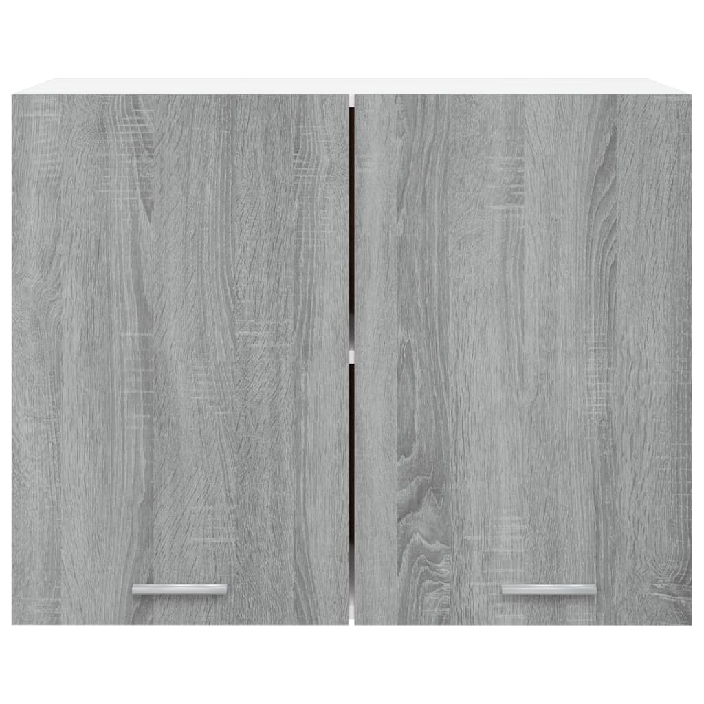 Armadietto a muro Lyon Sonoma Grigio 80 x 31 x 60 cm Truciolato