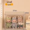 Transparent Vinyl Labubu Doll Display Storage Box for Pop Mart Figurines