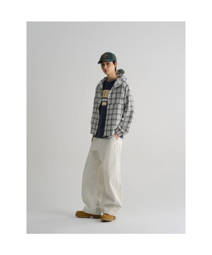 8seconds Casual Check Hooded Jacket Ivory