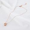 Nieuwe Dubbele Cirkel Slang Eenvoudig Retro Mannen en Vrouwen Slangvormig Sleutelbeen Ketting Hanger Ketting