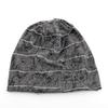 Women's Spring Autumn Thin All-match Face-showing Small Baotou Cold Vintage Loose Trendy Cool Ripped Common Jacquard Beanie