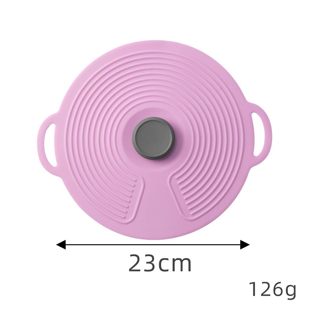 5 Styles Anti Overflow Sealing Silicone Pot Cover Heat Resistant Microwave Splatter Cover Fresh-Keeping Lid Pot Lid