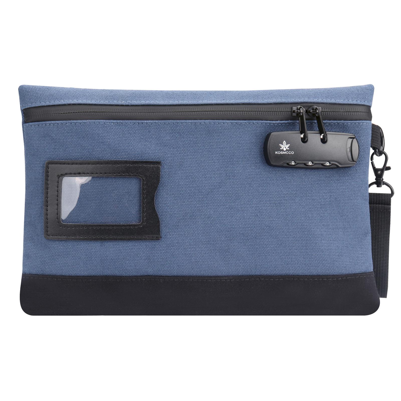 

Сумка для денег с замком Прочная парусиновая сумка для наличных, паспортов, сумка для хранения