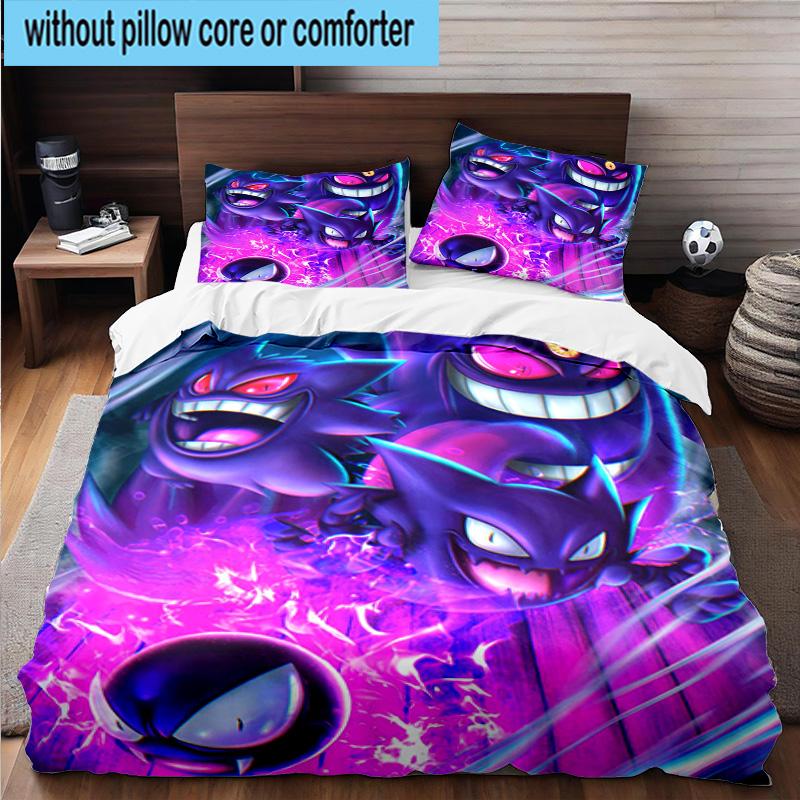 3PCS Gen-gar Neon Adventure 3pcs Bedding,Including 3PCS Duvet Cover And 2pcs Pillowcases Perfect for Christmas,Ideal for Bedroom, Dormitory