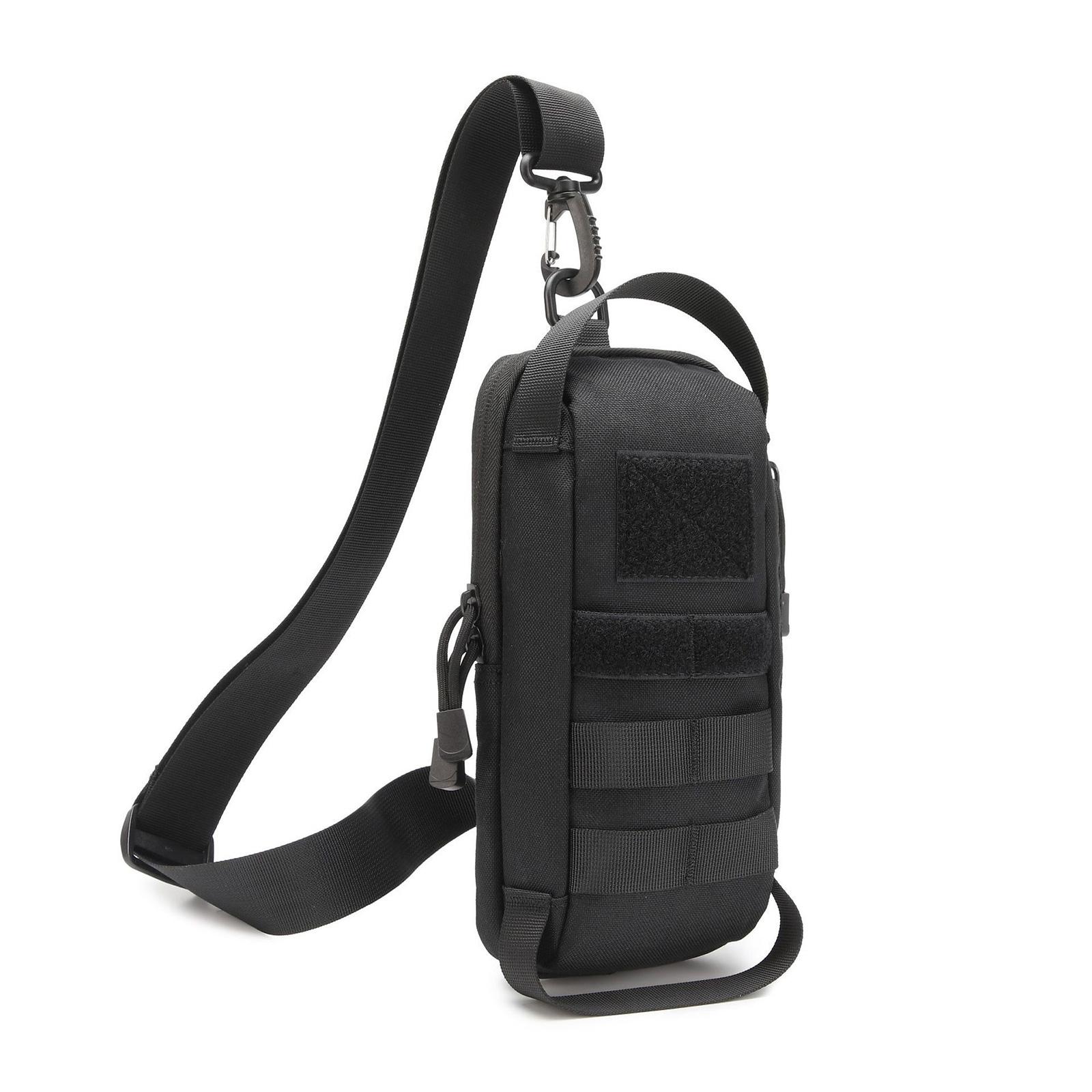 

1680D Waterproof Electrician Tool Bag With Multiple Pockets Crossbody Bag For Professional Organizers чёрный