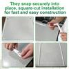 5/16x3/4Inch L Type Window Screen Frame Corner Connector Plastic Screen Corner Brackets For Home Renovation Enduring