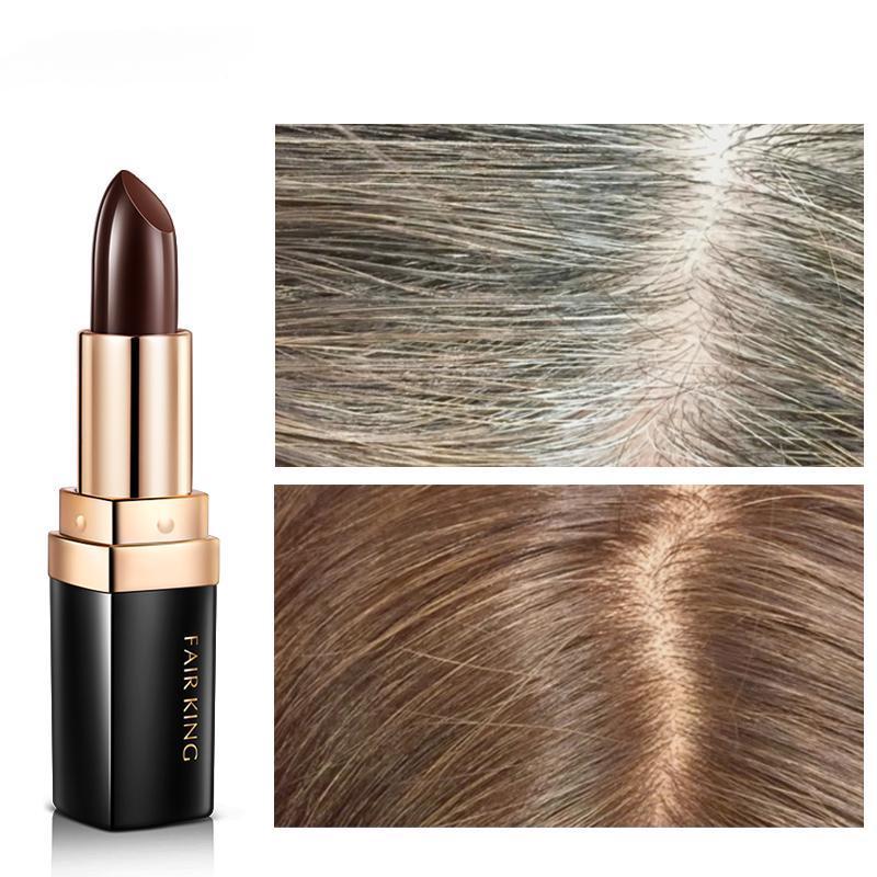 One-Time Hair Dye Instant Brown and Black Root Coverage Hair Color Modify Cream Stick Temporary Cover Up White Hair Colour Dye Treatments