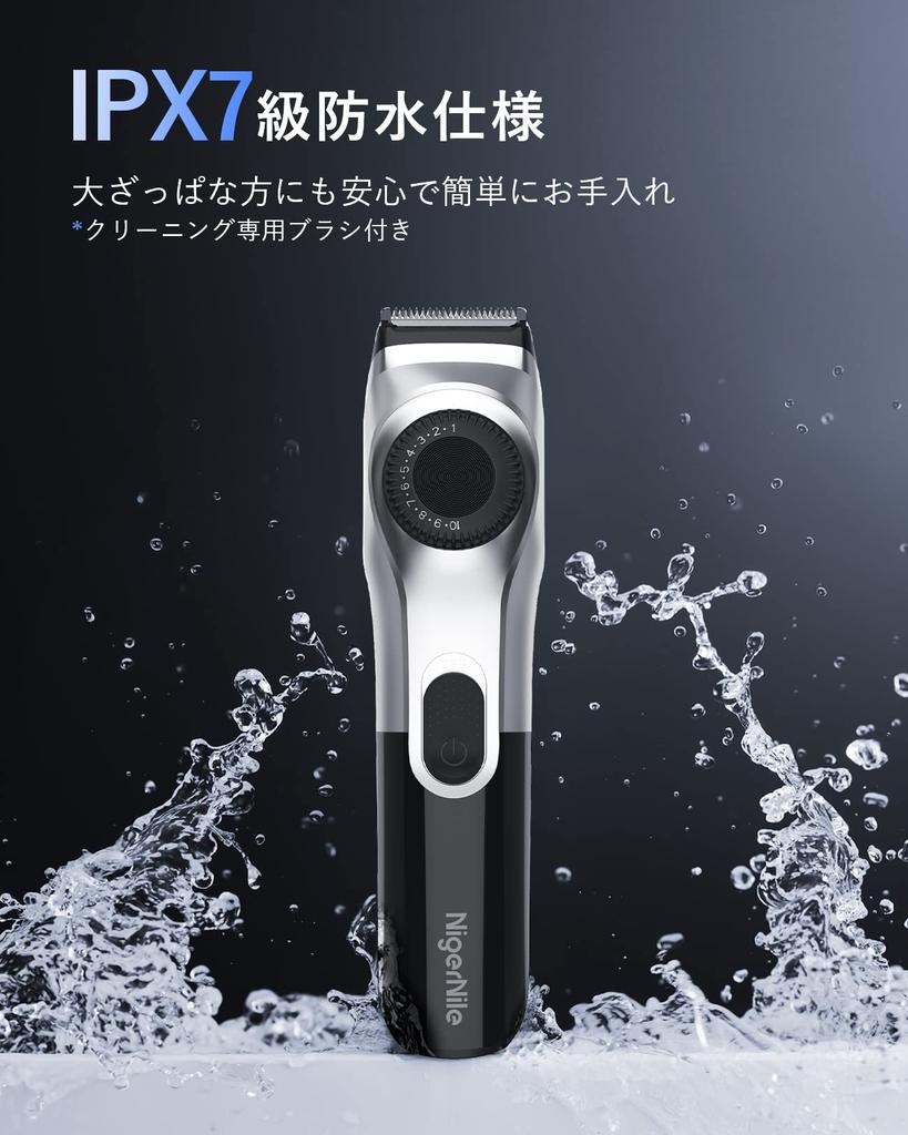 Electric Beard Beard Nose Hair IPX7 39 Length Automatic Low Fast 90 Minutes of Continuous LED for Nose and Haircuts for Home and Professional Includes