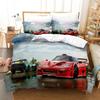 Set Copripiumino 3D Forza Auto Sportiva Per Camera da Letto Ragazzi Singolo Matrimoniale Queen King Size Coperta Piumino Federa