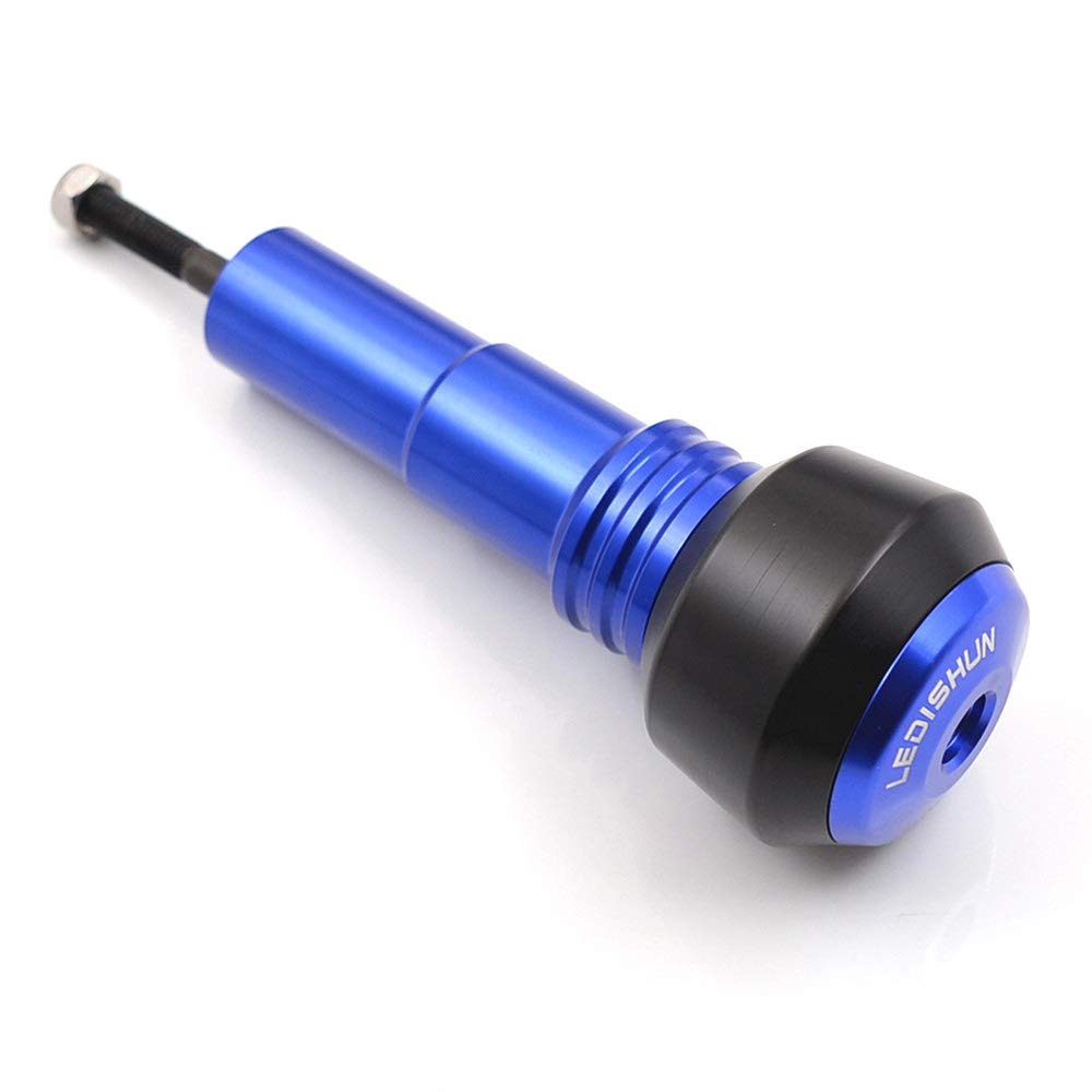 Aluminum Muffler Slider/Exhaust Pipe Slider (Blue) for Suzuki GSX250R DL250 GW250 V-Strom250 and HAYABUSA GSXR1300