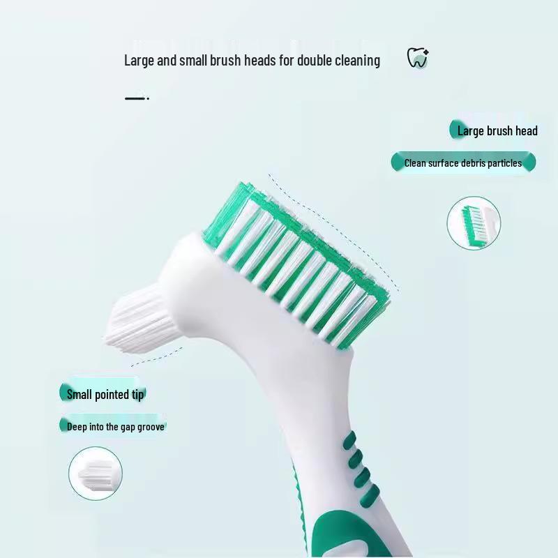 Double-Sided Denture & Aligner Cleaning Brush - 1 Piece