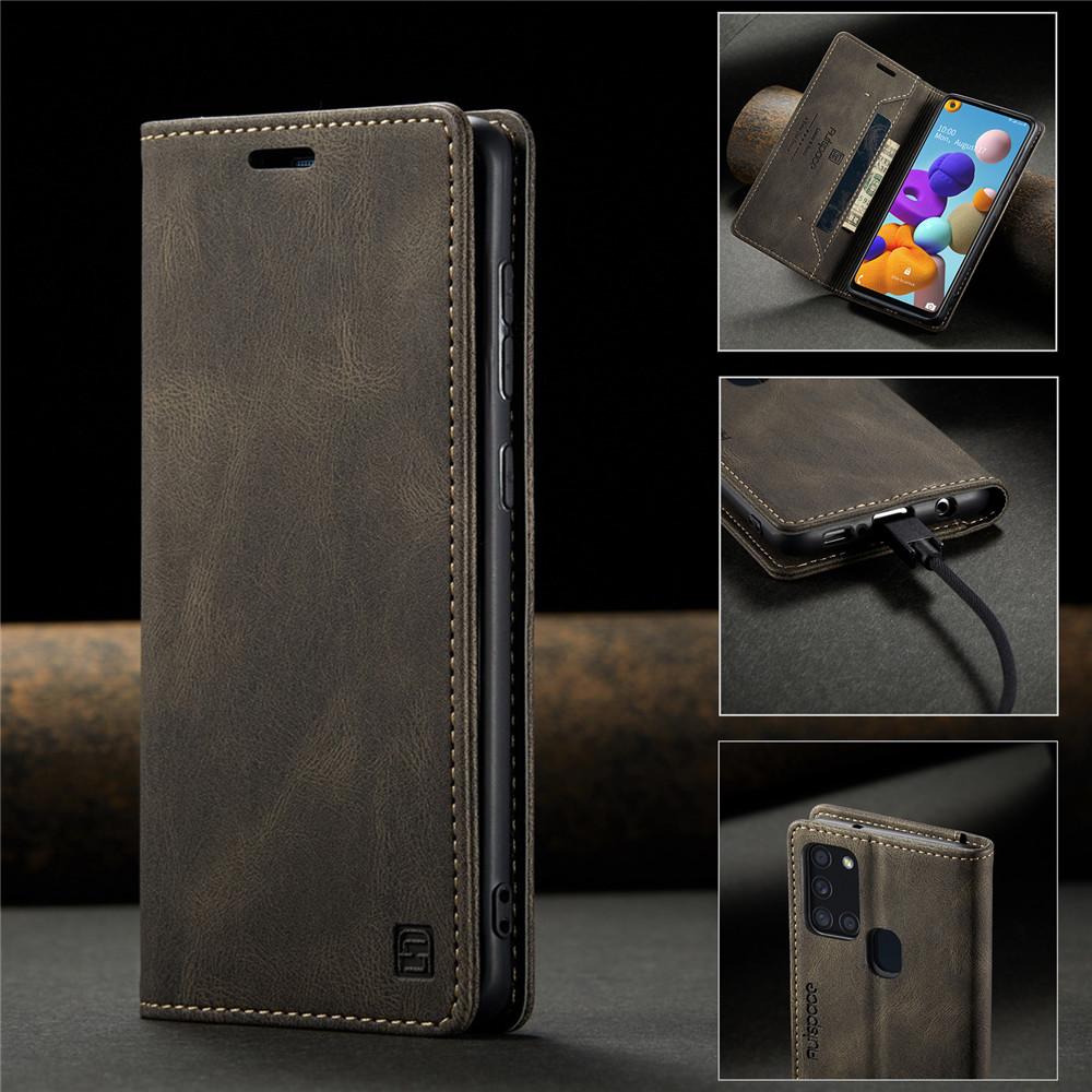 Pro Samsung Galaxy A21S Pouzdro Flip Kožený Kryt Telefon Pro Samsung Galaxy A31 A41 Pouzdro Luxusní Magnetická Flip Wallet Coque