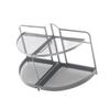 2 Layer Desktop Organizer Multifunction Folding Stable Makeup Storage Rack Spice for Home