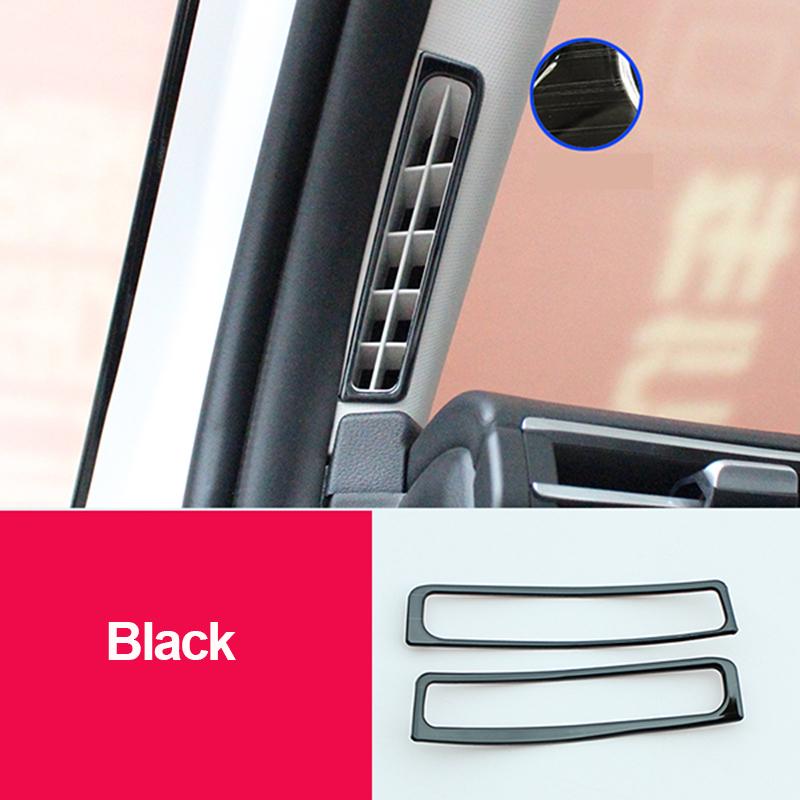 Per Hyundai Tucson NX4 2022 2023 Acciaio inossidabile Auto Uscita aria condizionata anteriore Copertura decorativa Cornice A Colonna Accessori