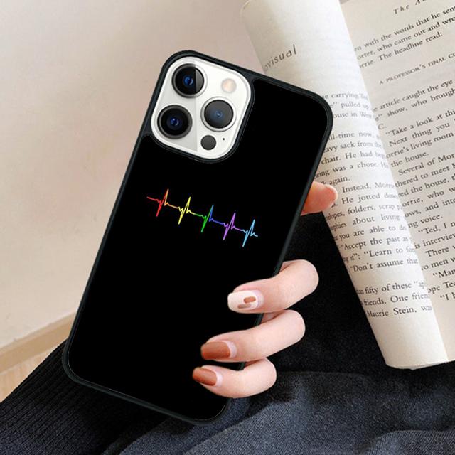 Gay Lesbian Lgbt Rainbow quotes Phone Case Cover for iPhone 17 Air 16 15 14 13 11 12 Pro Max Plus Fundas Coque