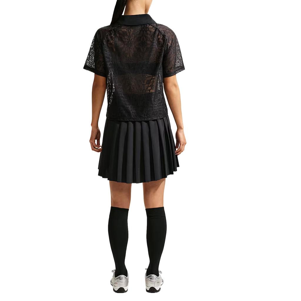 Nike Abbigliamento Sportivo Elegante Polo in Pizzo Top da Donna IF0521010