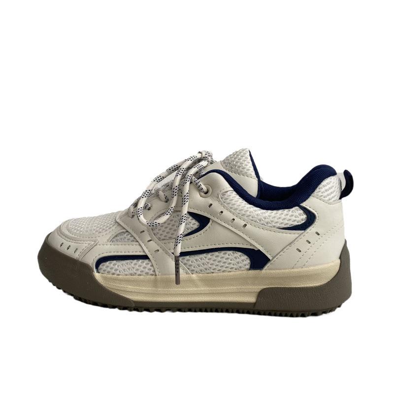 ns Korean version of women's shoes spring 2025 student mesh breathable fashion sports casual shoes white shoes women