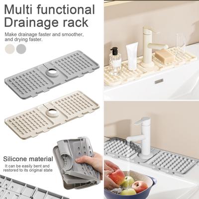 Elevated Slope Drainage Mat, Proof Mat For Sink, Soap Mat For Sink