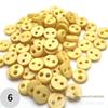 4mm Dual-Eye Plastic Buckle with Edge Button for DIY Felt Doll Accessory