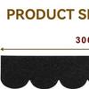 11 Black Roofing Felt Shingles for Bird Houses For Nesting Boxes Small Animal Hutches Easy-Cut Self-Adhesive Design