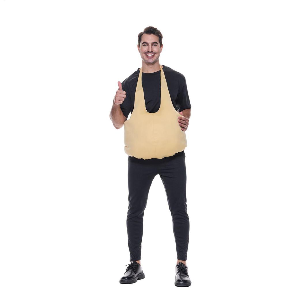 Funny Cosplay Dress Role-playing Fake Butt Belly Men Lady Big Booty Pregnant Woman Fat Suit Costume Belly For Men Tool Party