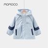 MOMOCO Boys' Winter Fashion Patchwork Hooded Jacket