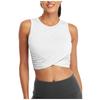 Damski T-shirt bez rękawów, Odpowiedni do treningu, jogi, sportu, fitness