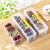 Kitchen Spice Storage Box Kitchen Spice Container Household Divided Compartments Large Capacity Spice Storage Food Storage Box