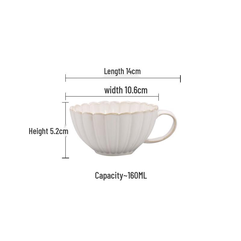 Японская керамическая кофейная чашка, обожженная в печи