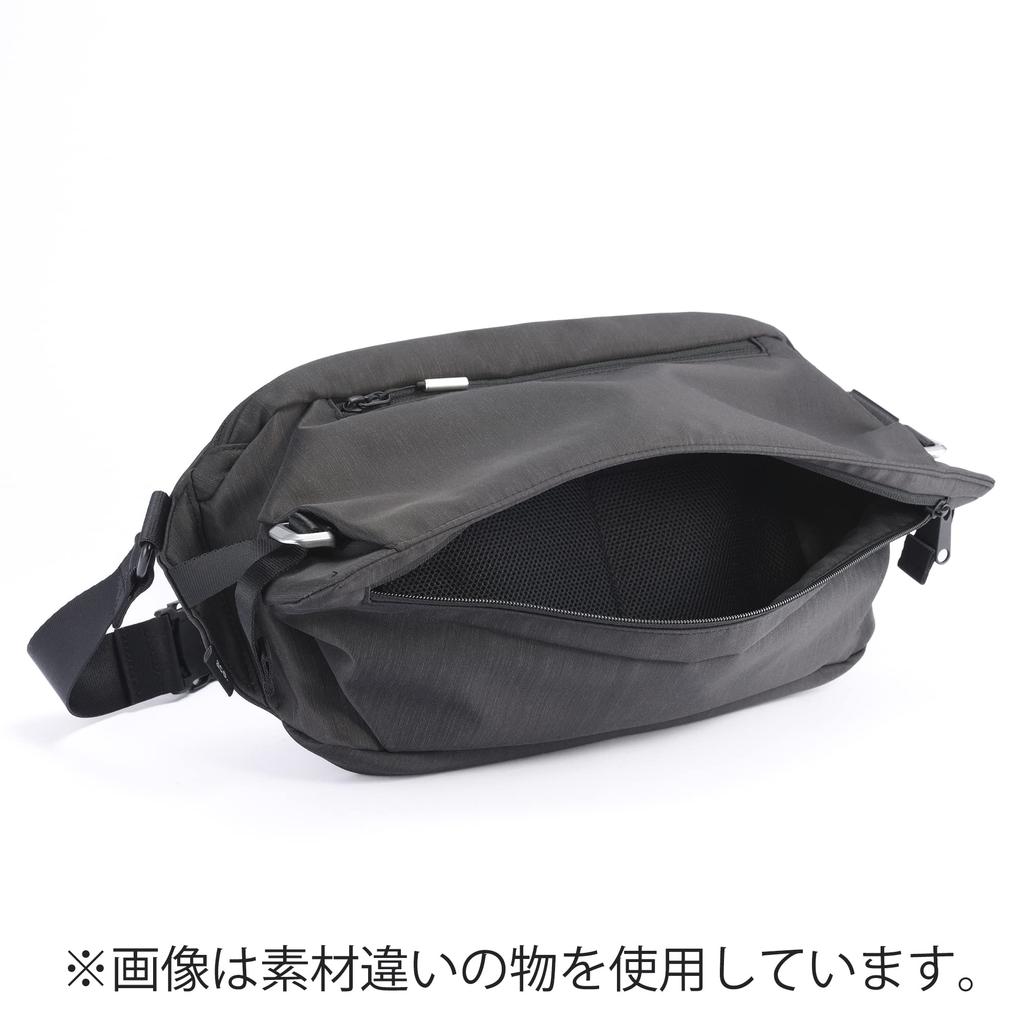 Ace Gene Expandable Sling Bag, B5 Compatible, Holds 10.1-inch Tablets, "CROSSLING-VCrossling Anti-Virus Type," Water-Repellent Synthetic Leather, No.