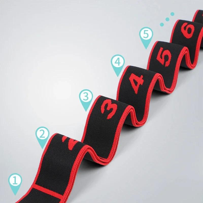 Yoga Dance Digital Elastic Bands Latin Ballet Digital Back Stretch Exercise Fitness Soft Natural Latex Silk Home Gym Multistage