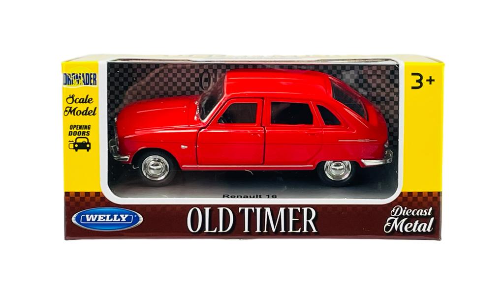 WELLY OLD TIMER RENAULT 16 RED 1:34 43807