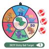 Children's Outdoor Sticky Ball Dartboard Game Set