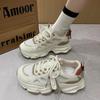 Muffin Platform Mesh Dad Shoes Women's Spring 2025 New Small Versatile Breathable Casual Sports Shoes