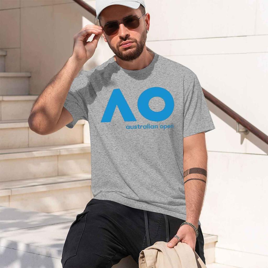 Australian Open Ao Tennis Meisterschaft T-Shirt Für Unisex Und Unisex Sommerkleidung Lässiges Kurzarm-T-Shirt Streetwear 2026 Ne