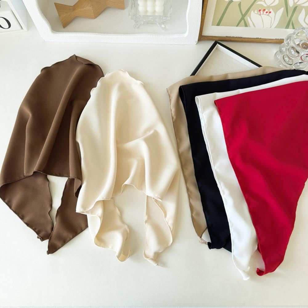 Bandana Headwrap Multi-functional Headscarf Cloth Fabric Triangle Hair Scarf Cute Hair Accessories Tied Sweet Vintage Decor