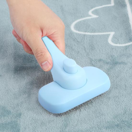 Dog Grooming Brush Self Cleaning Pet Shedding Grooming Hair Slicker Massage Brush for Cats Dogs Rabbits